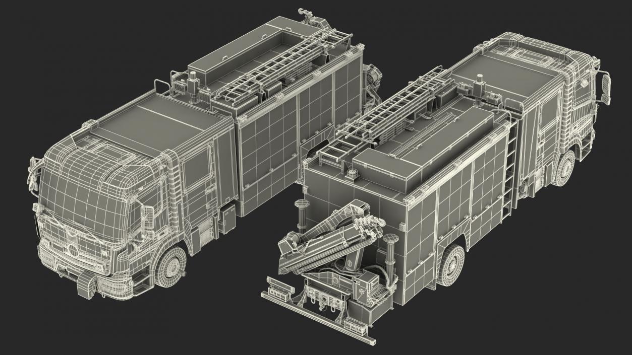 Modern Fire Truck 3D