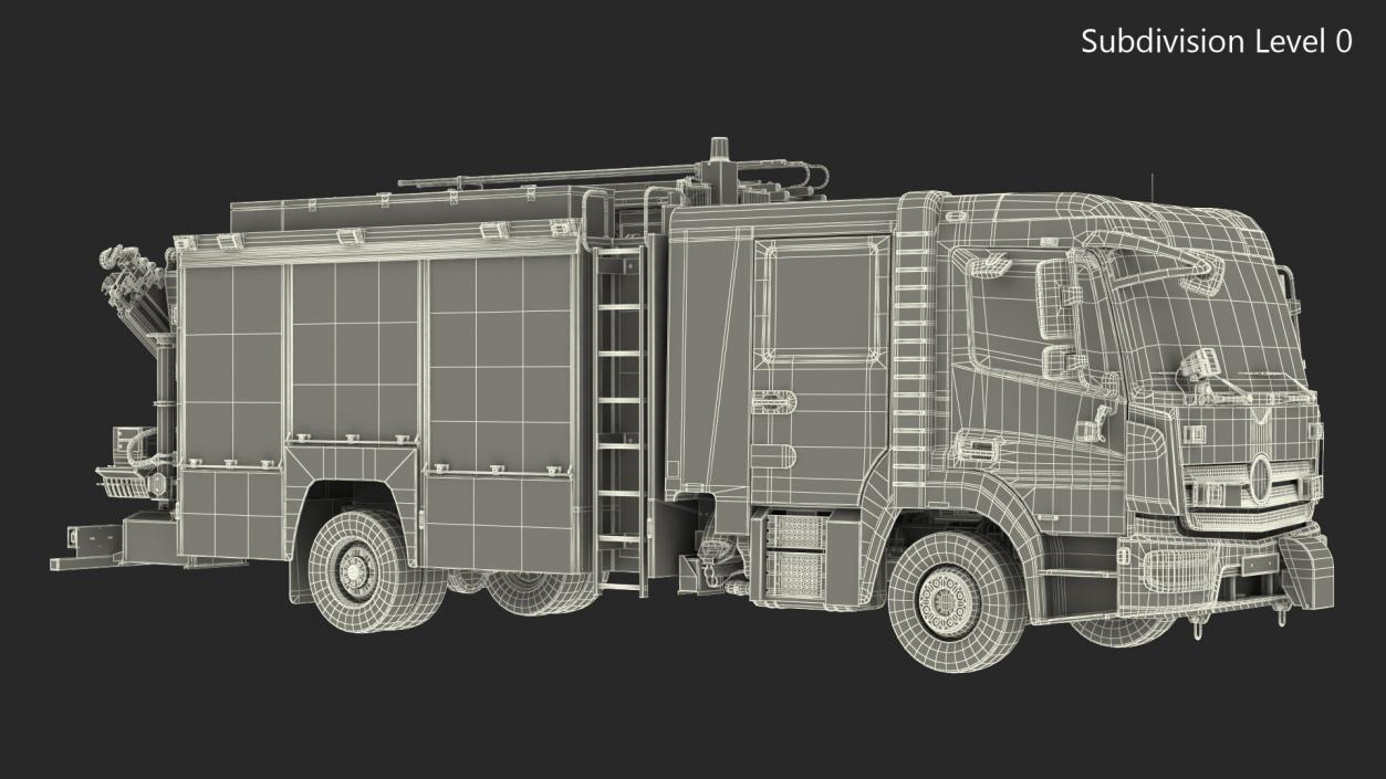 Modern Fire Truck 3D