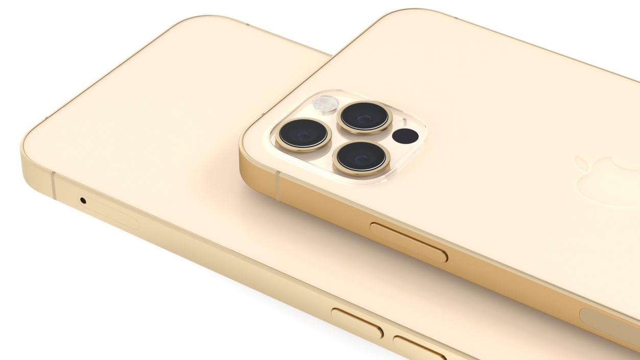 Apple iPhone 12 Pro Gold 3D model