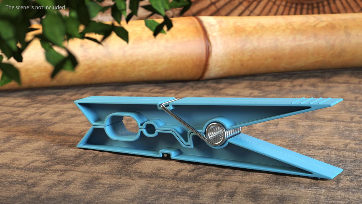 3D model Clothespin Blue