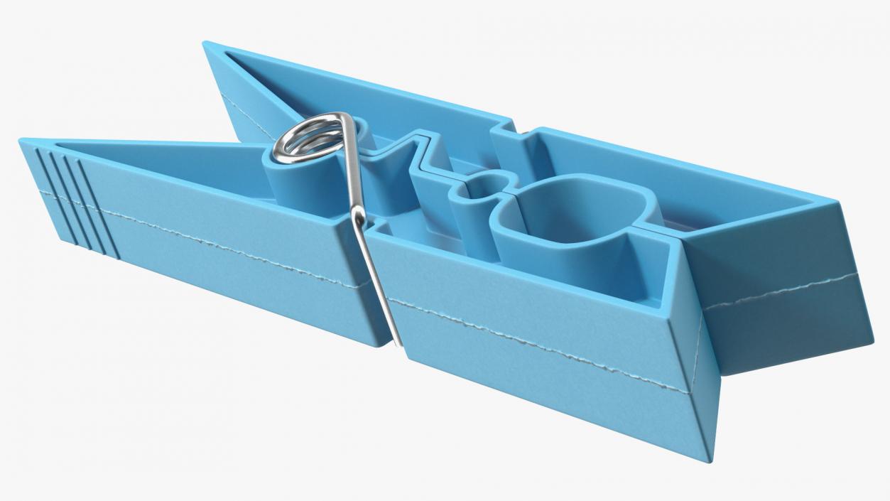 3D model Clothespin Blue