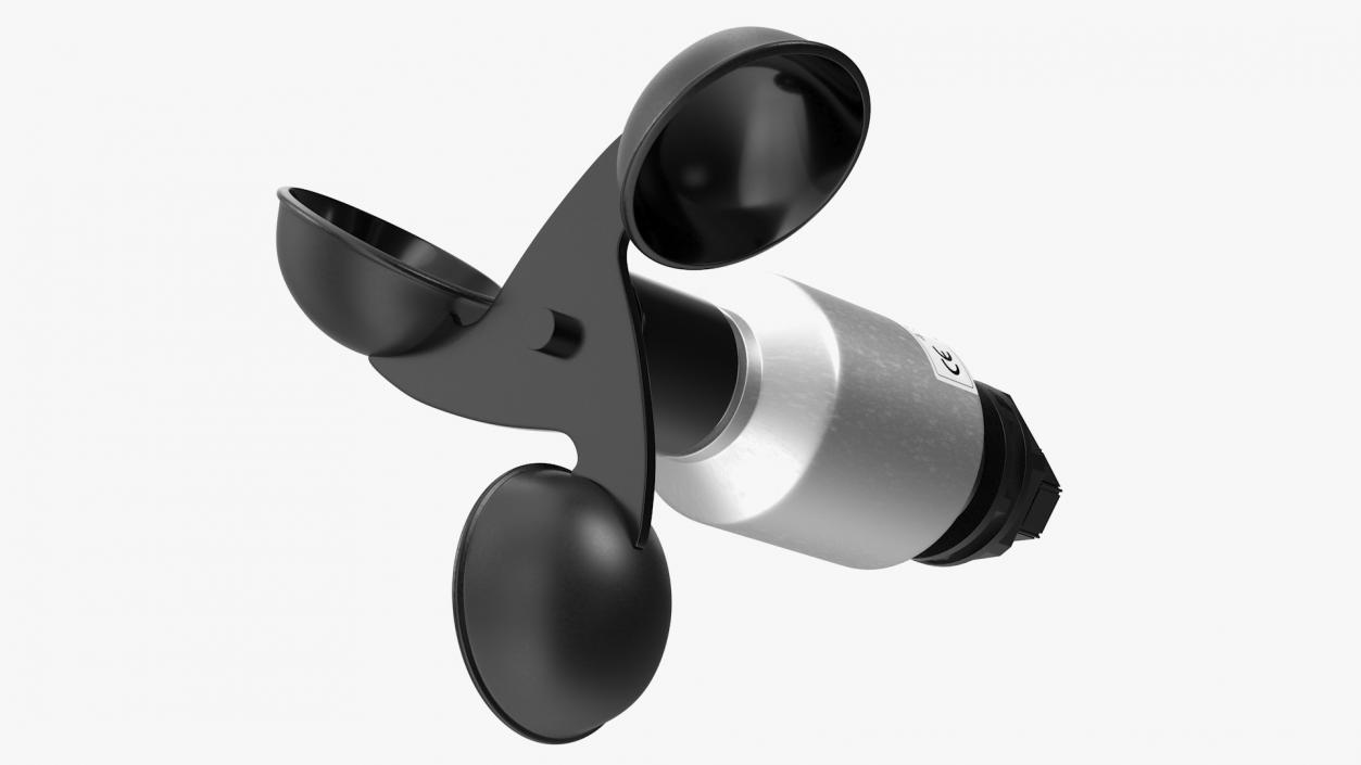 3D Anemometer Wind Speed Sensor model