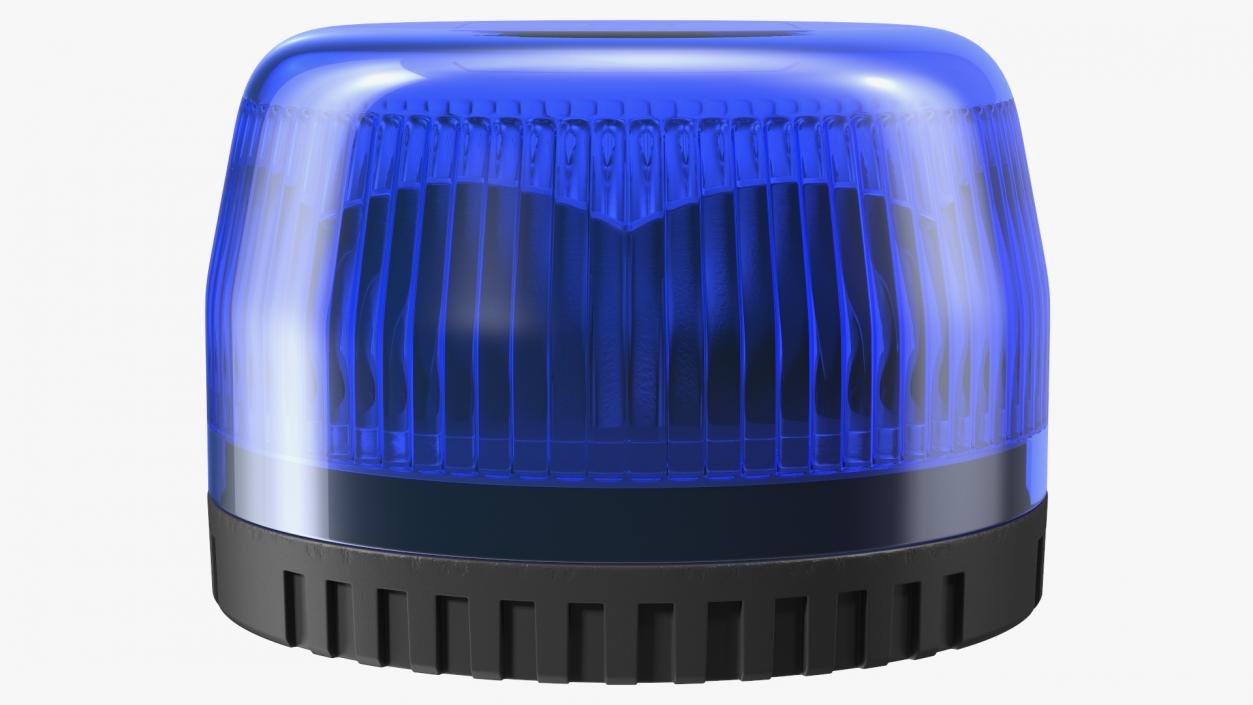 3D model Blue Emergency Flashing Beacon