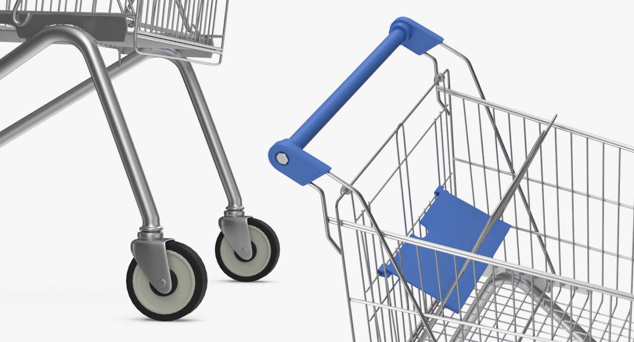 3D Supermarket Cart