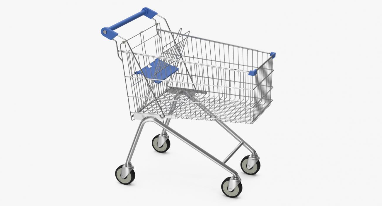 3D Supermarket Cart