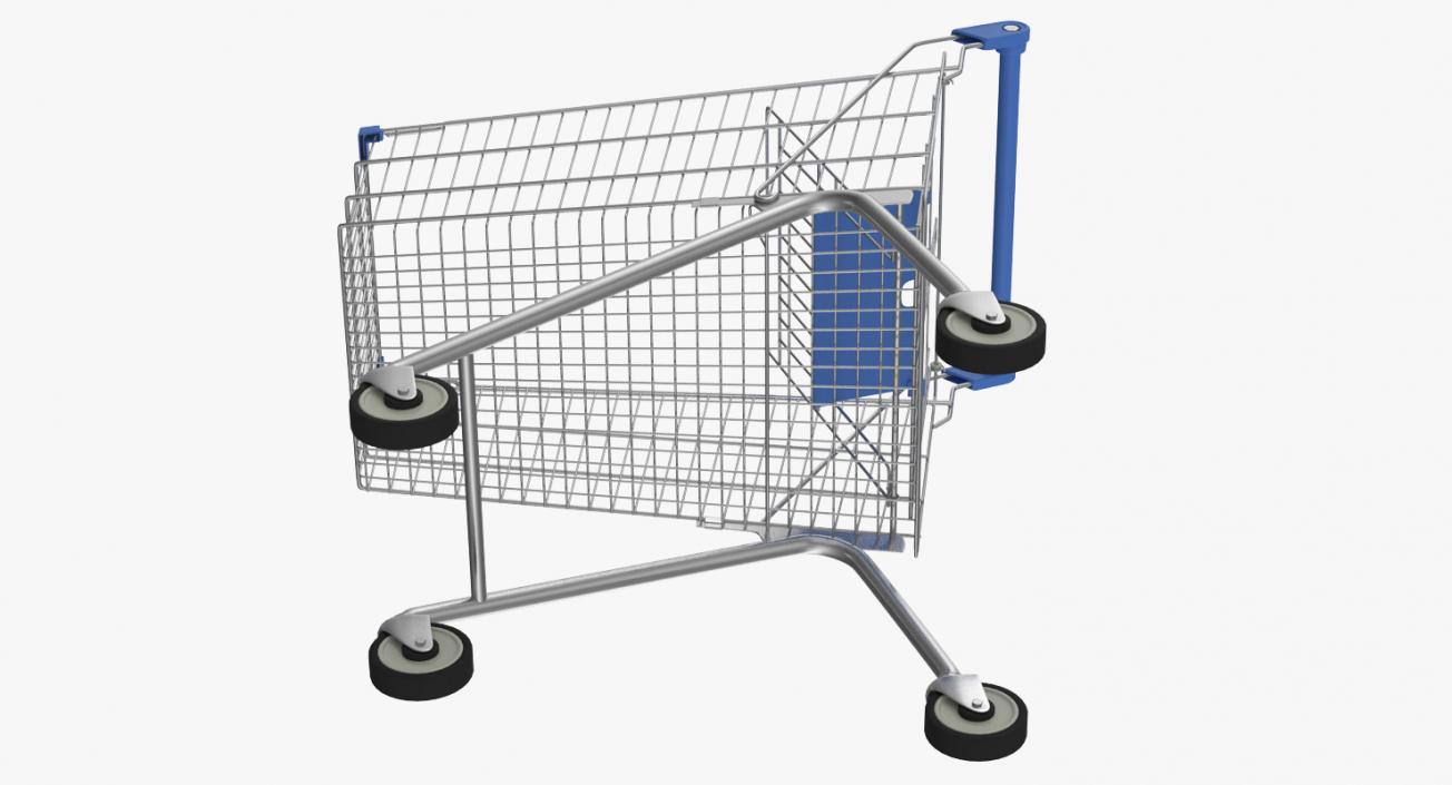 3D Supermarket Cart