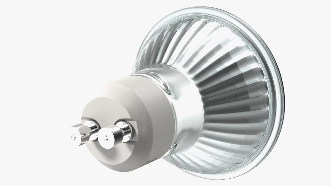 GU10 MR16 50W Halogen Light Bulb 3D