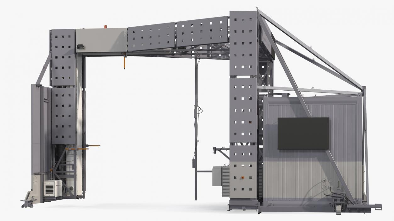 3D model XRay Freight Scanner