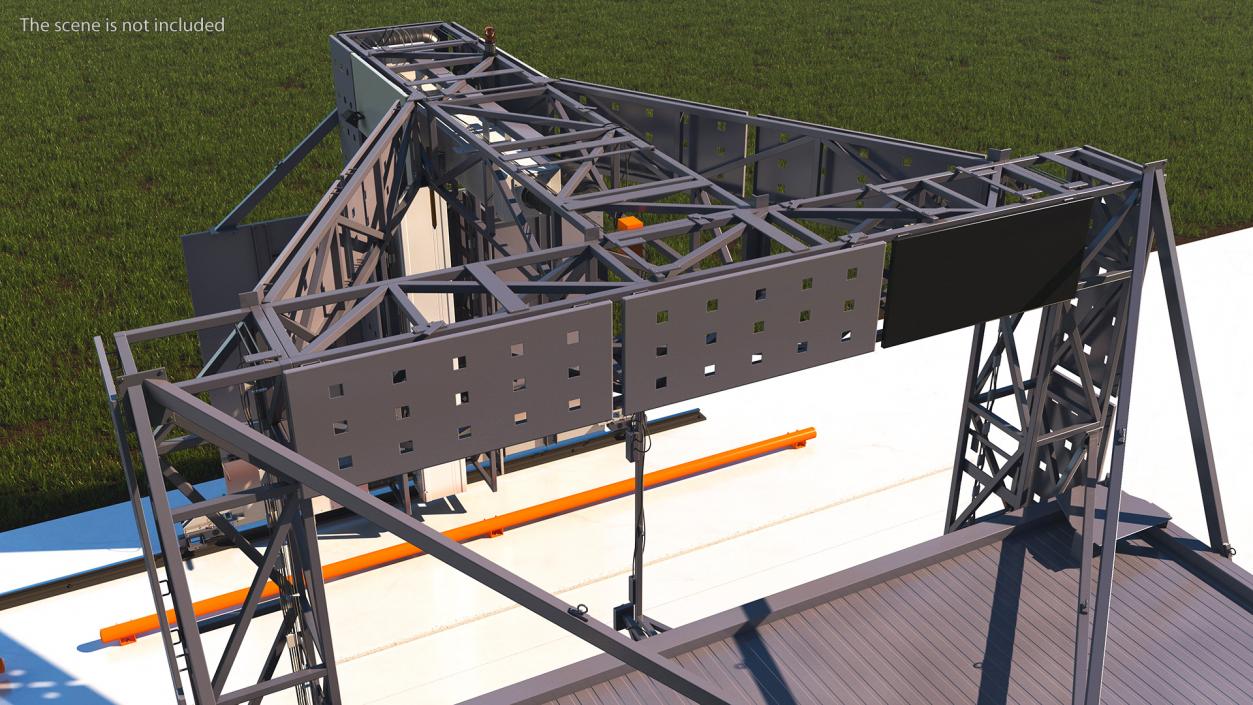 3D model XRay Freight Scanner