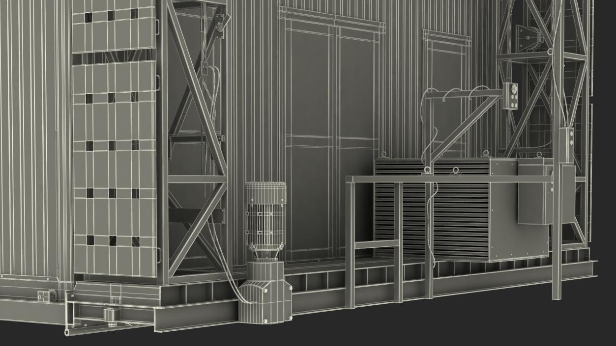 3D model XRay Freight Scanner