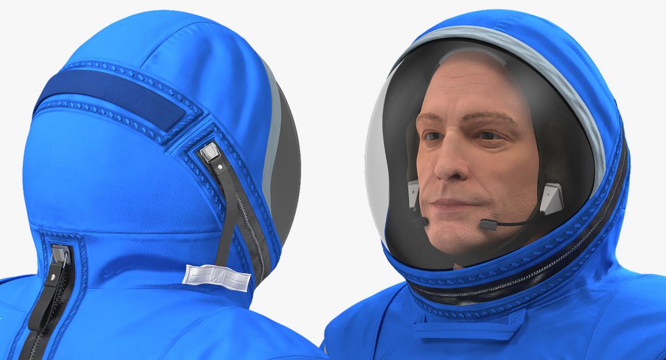 3D model Boeing Spacesuit Astronaut Standing Pose