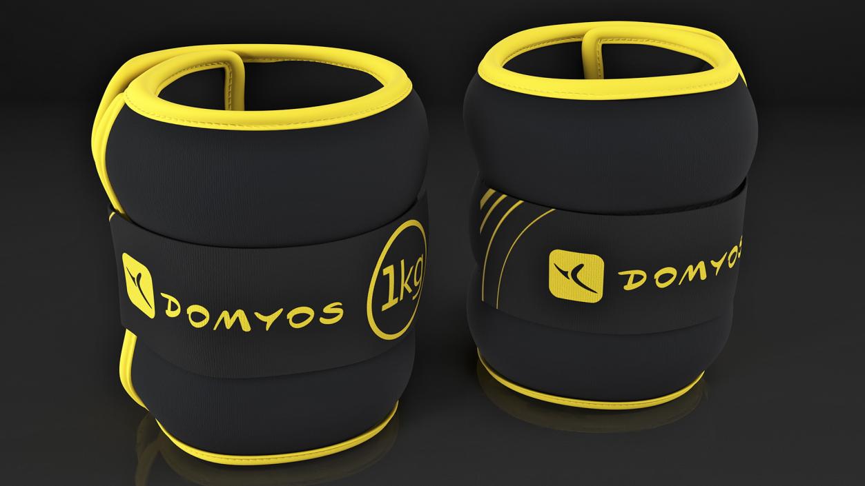 3D Domyos Adjustable Wrist and Ankle Weights