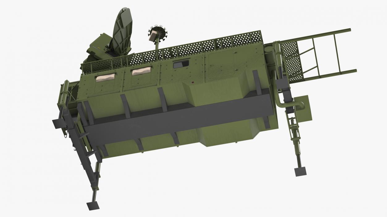 Krasukha 4 Broadband Multifunctional Jamming Station Rigged 3D model