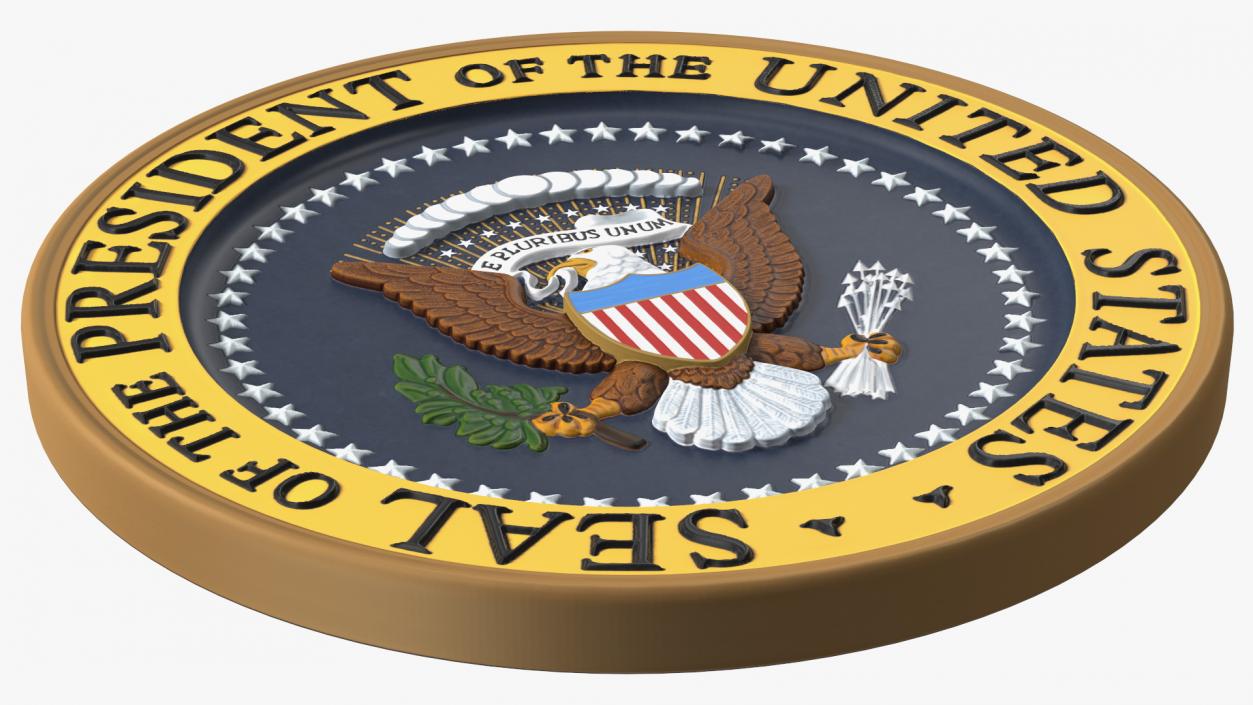 3D model US Presidential Seal