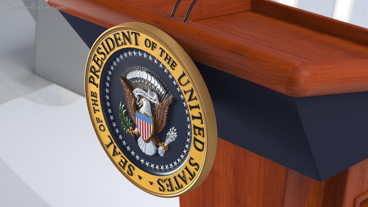 3D model US Presidential Seal