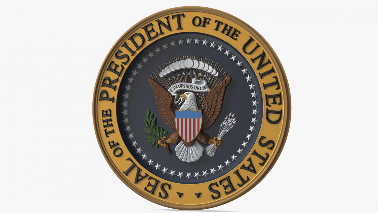 3D model US Presidential Seal