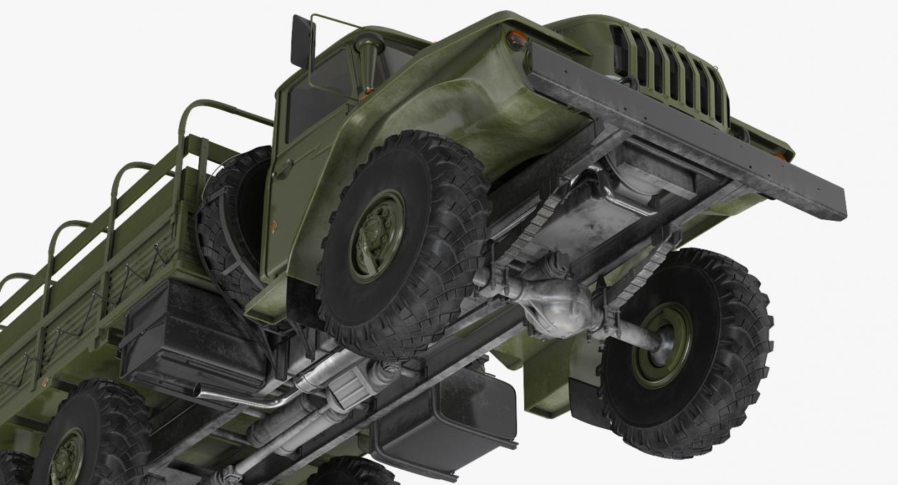 URAL 4320 Truck 6x6 Vehicle 3D