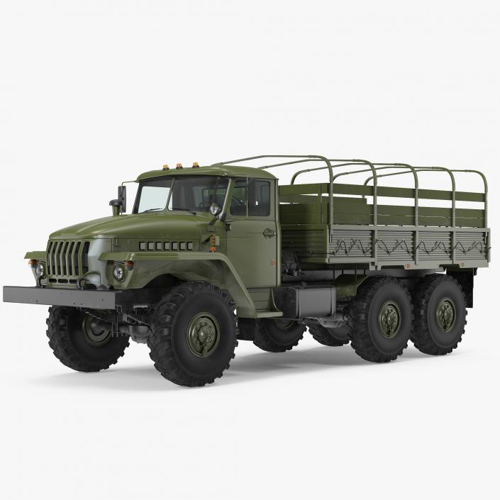 URAL 4320 Truck 6x6 Vehicle 3D