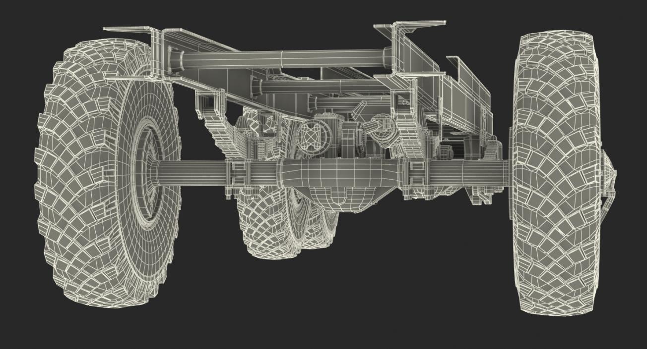 URAL 4320 Truck 6x6 Vehicle 3D