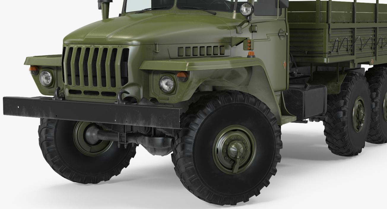 URAL 4320 Truck 6x6 Vehicle 3D