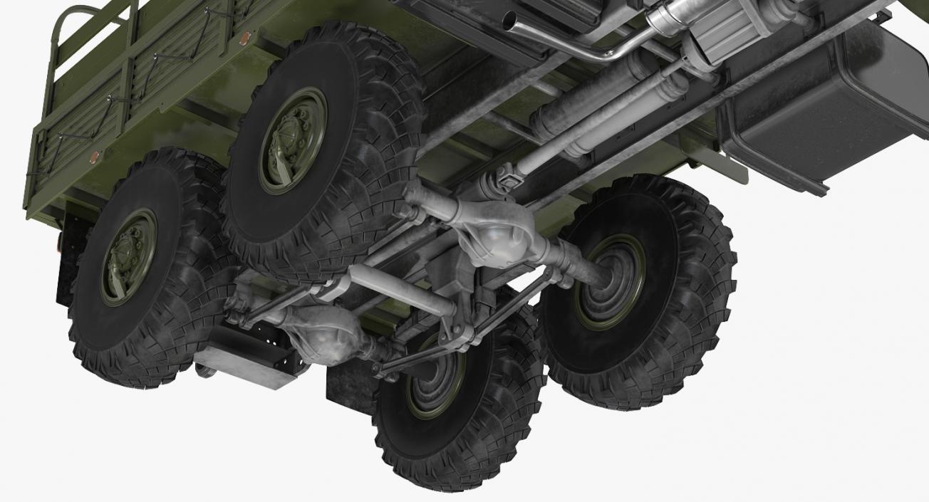 URAL 4320 Truck 6x6 Vehicle 3D