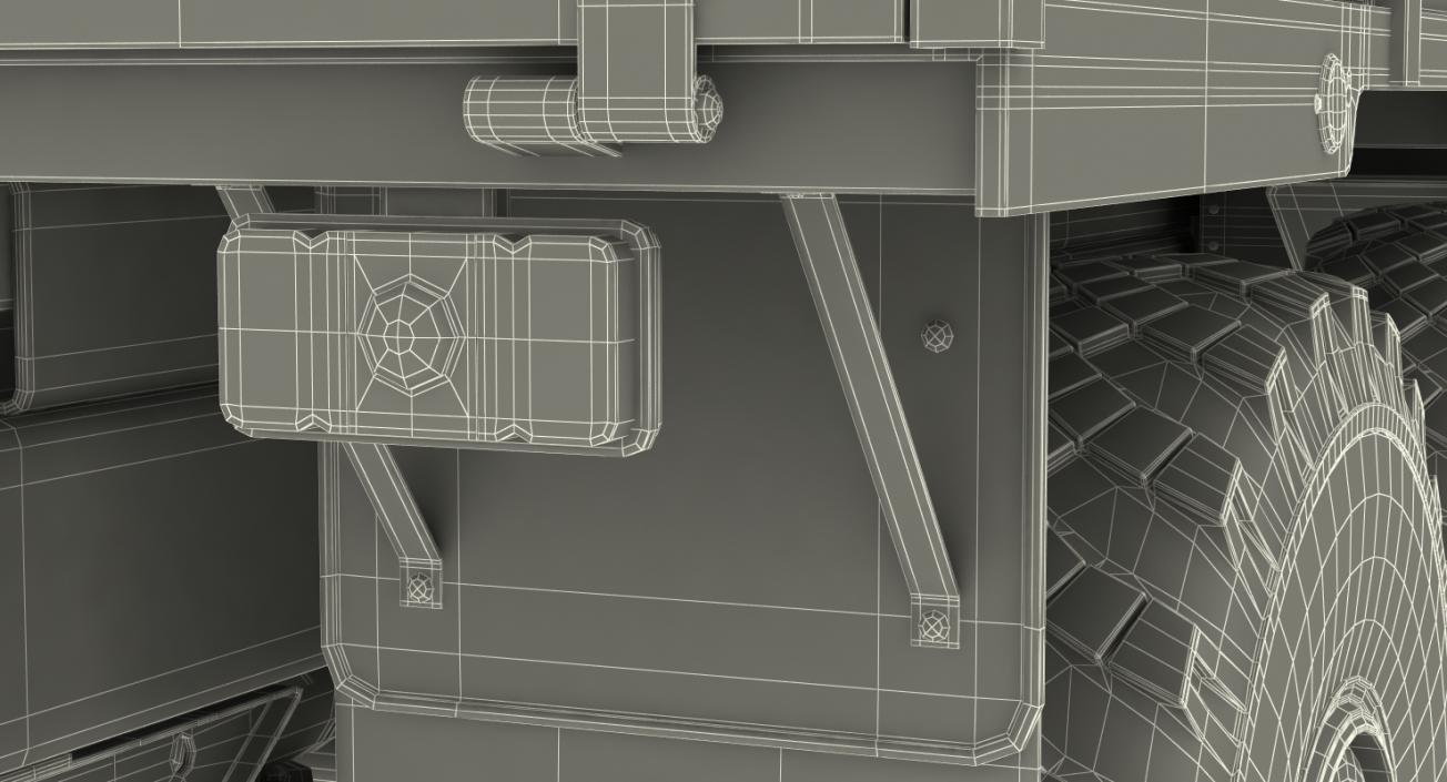 URAL 4320 Truck 6x6 Vehicle 3D