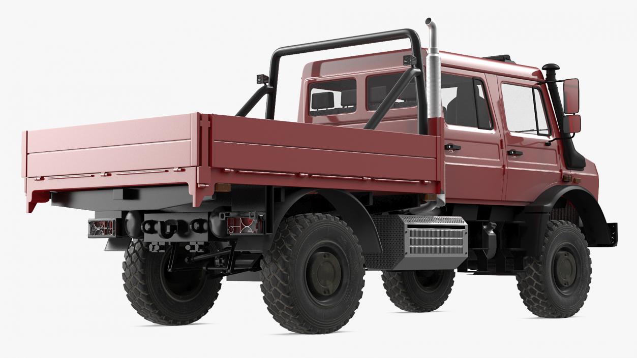 Off Road Cargo Truck Rigged 3D