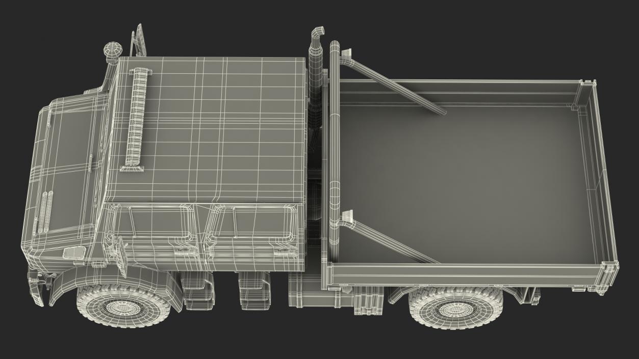 Off Road Cargo Truck Rigged 3D