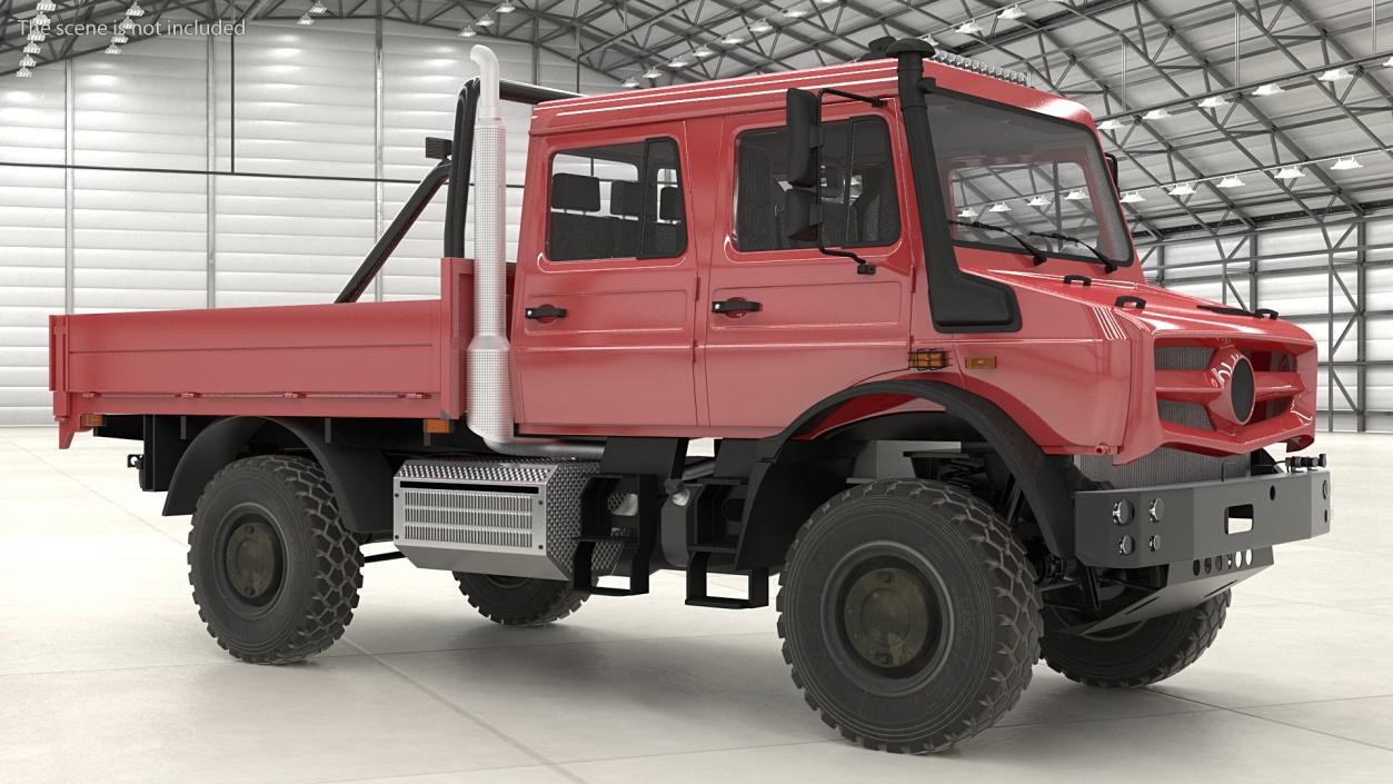 Off Road Cargo Truck Rigged 3D