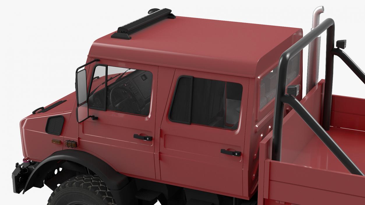 Off Road Cargo Truck Rigged 3D