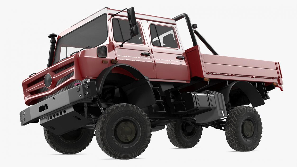 Off Road Cargo Truck Rigged 3D