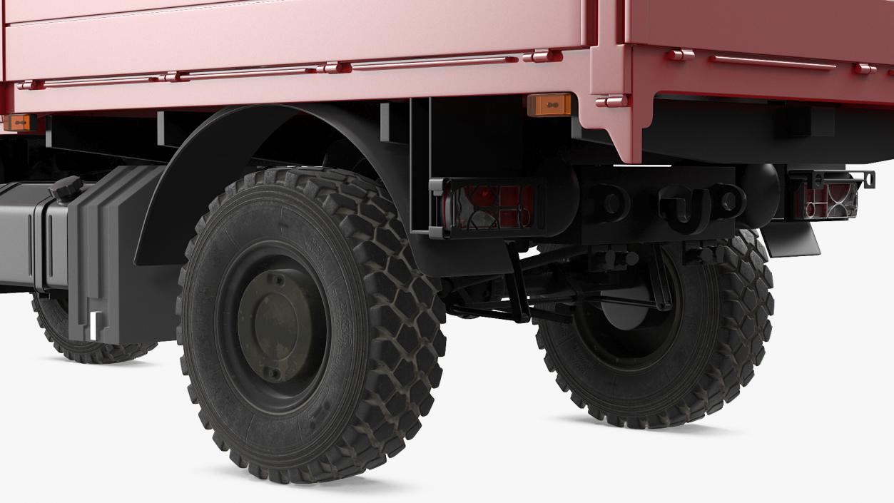 Off Road Cargo Truck Rigged 3D