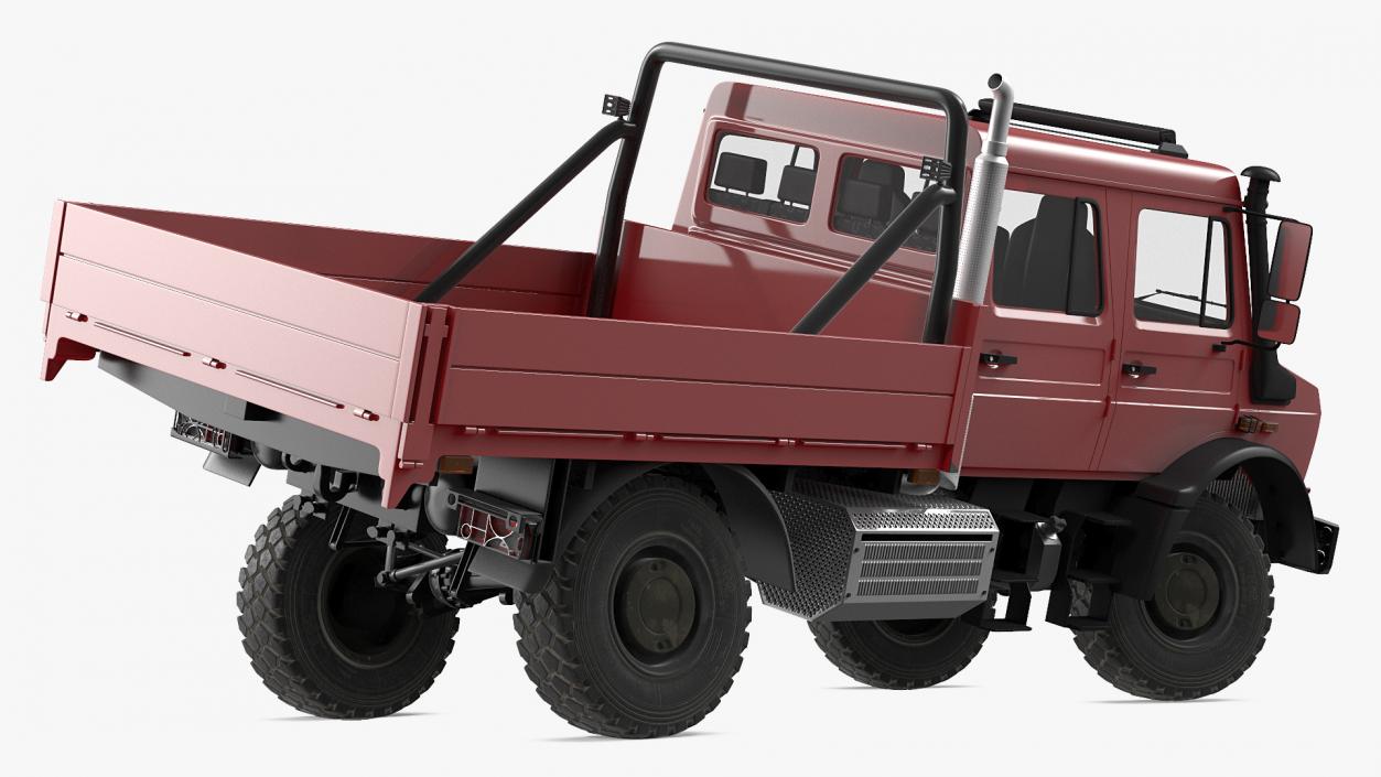 Off Road Cargo Truck Rigged 3D