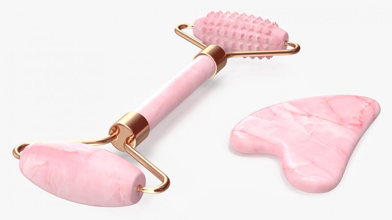 3D Gua Sha Tools Pink model