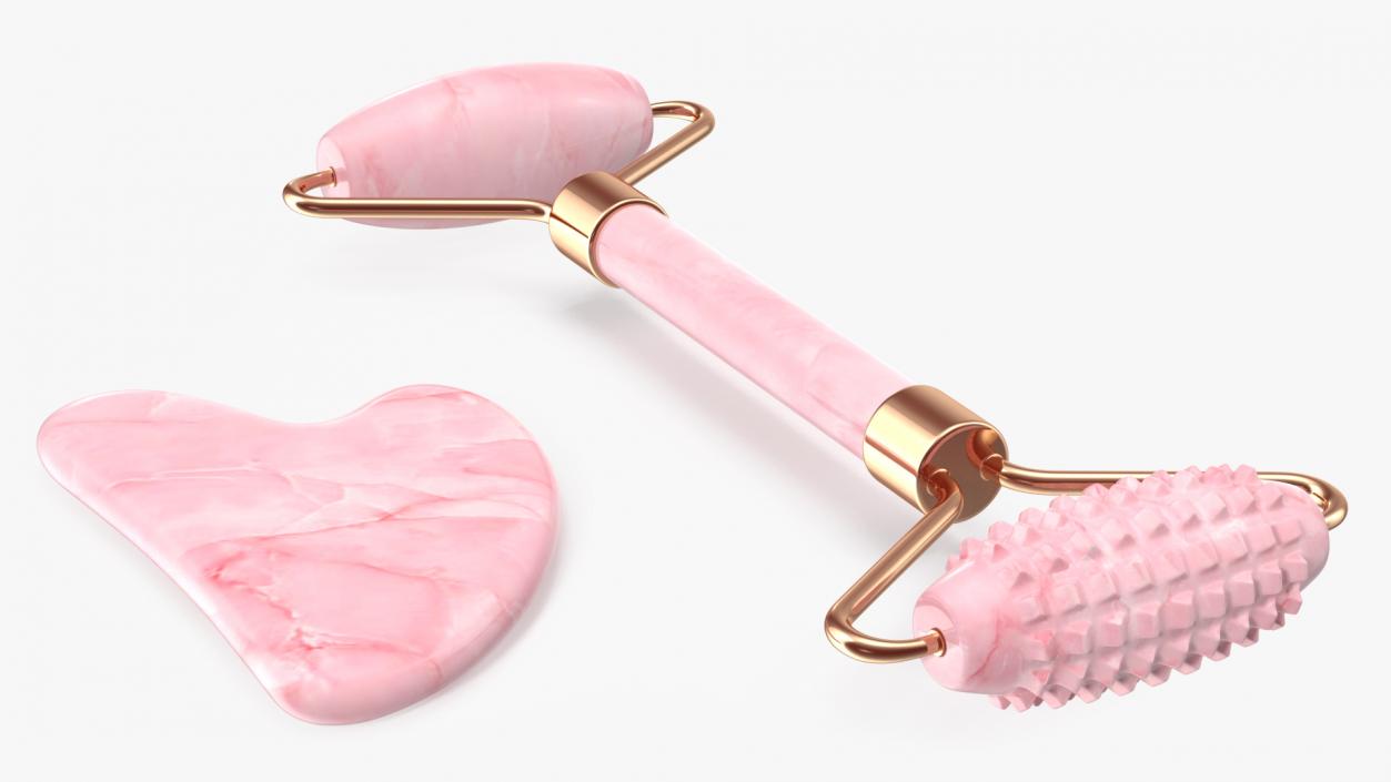 3D Gua Sha Tools Pink model