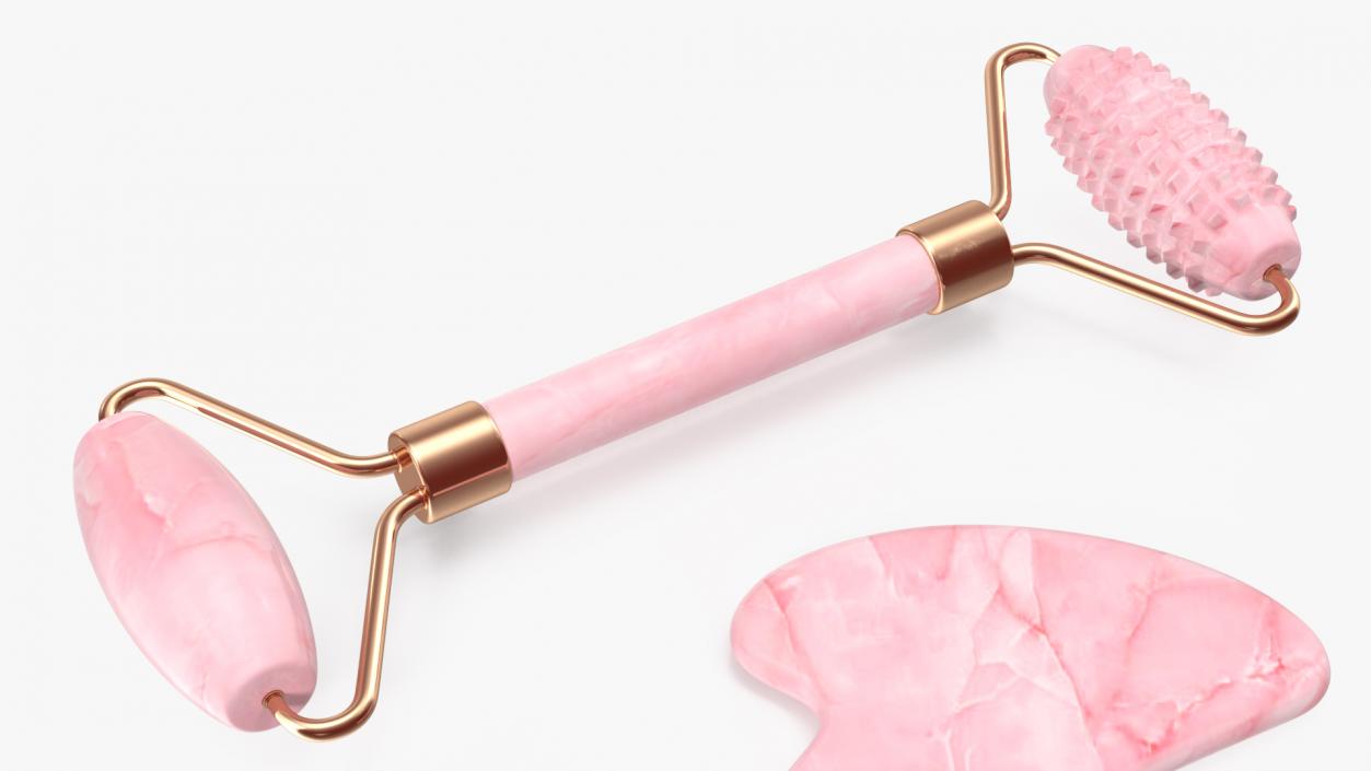 3D Gua Sha Tools Pink model