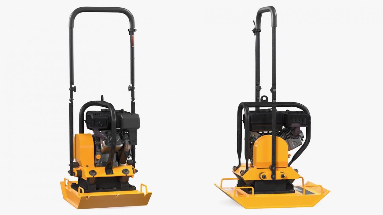 Gasoline Vibratory Plate Compactor 3D model