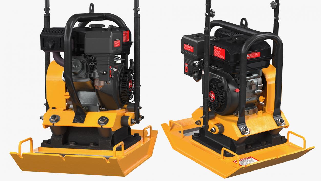 Gasoline Vibratory Plate Compactor 3D model