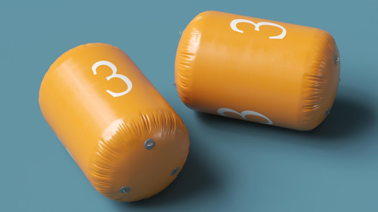 3D Floating Inflatable Marker Buoys Collection model