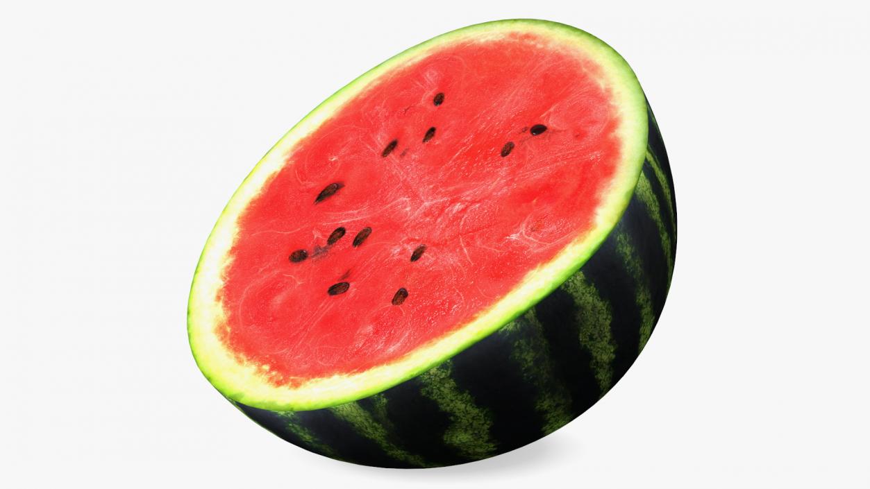 Watermelon Cut In Half 3D