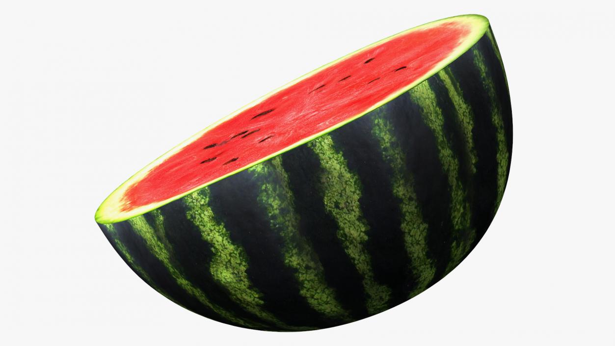 Watermelon Cut In Half 3D