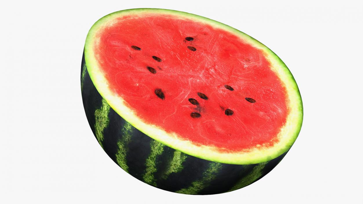 Watermelon Cut In Half 3D