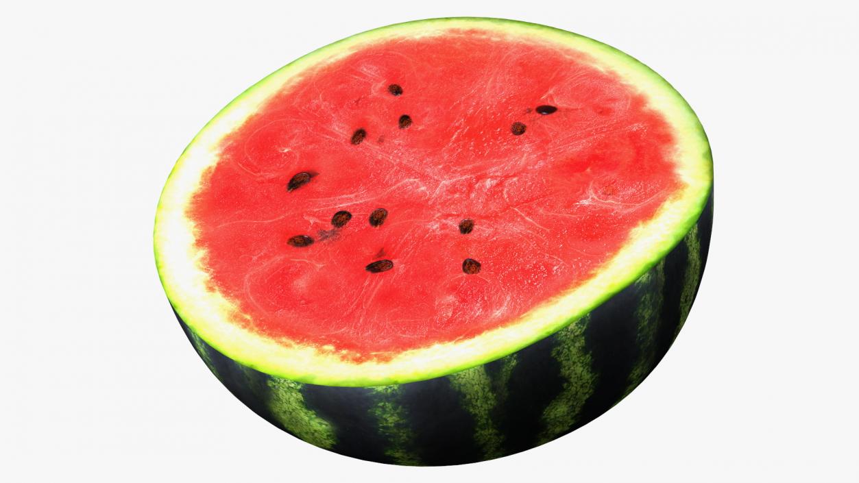 Watermelon Cut In Half 3D