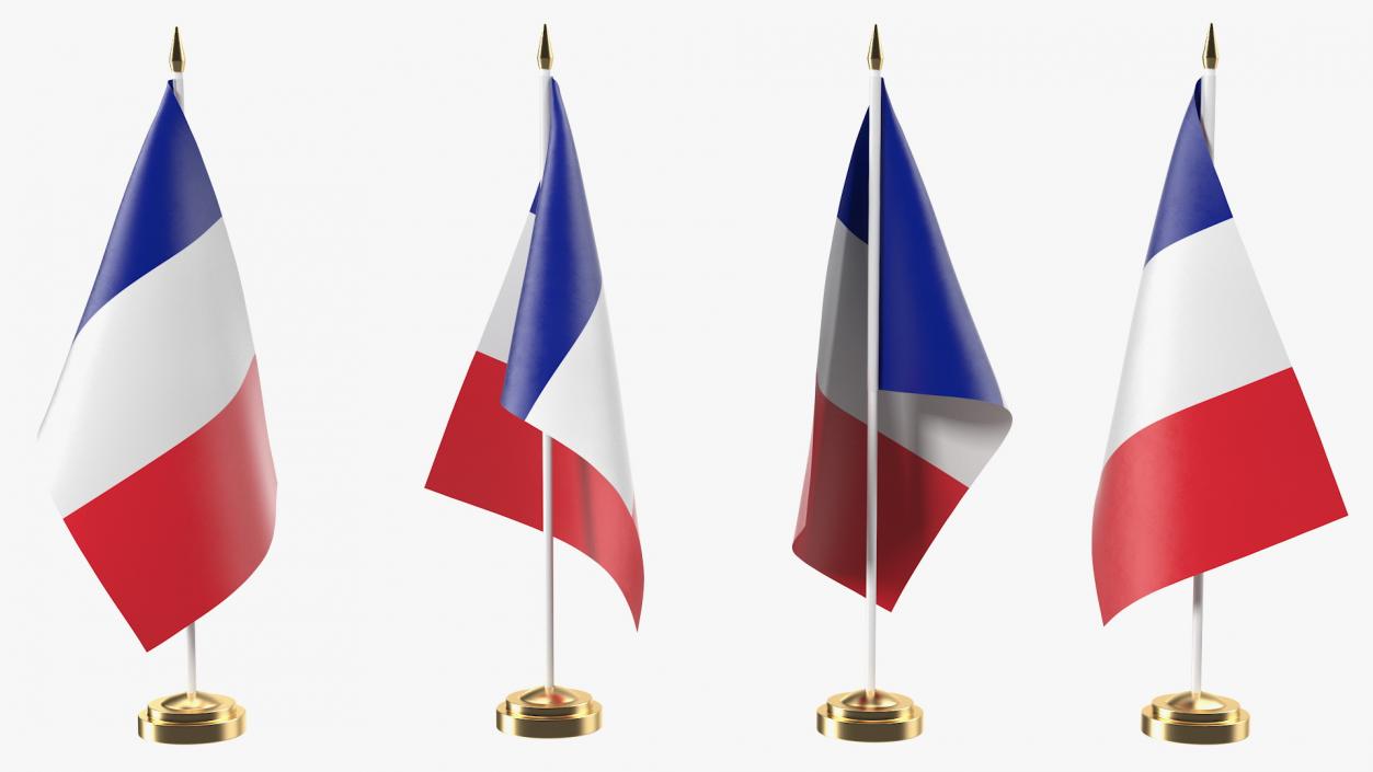 Table Flag France 3D