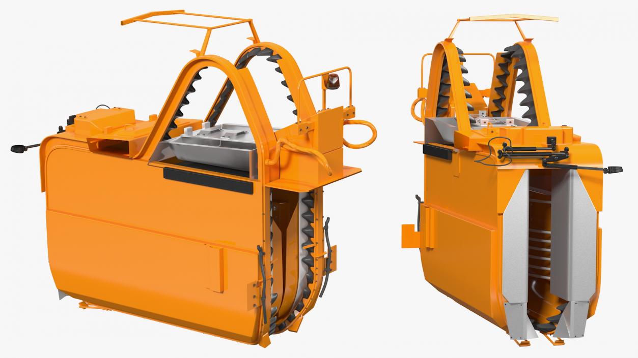 3D model Grape Harvester