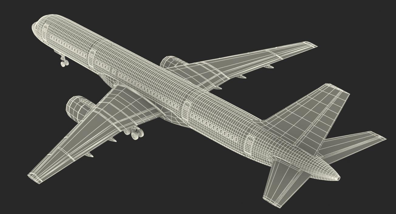 Boeing 757-200 Generic Rigged 3D model