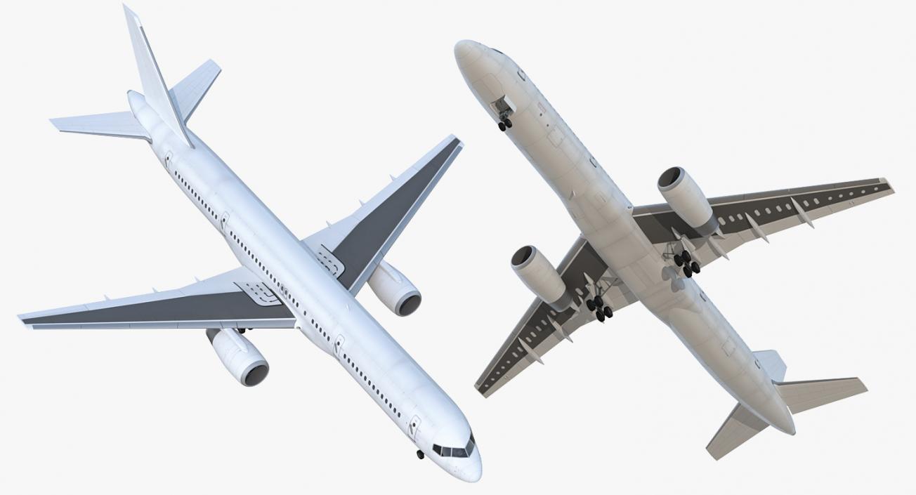 Boeing 757-200 Generic Rigged 3D model