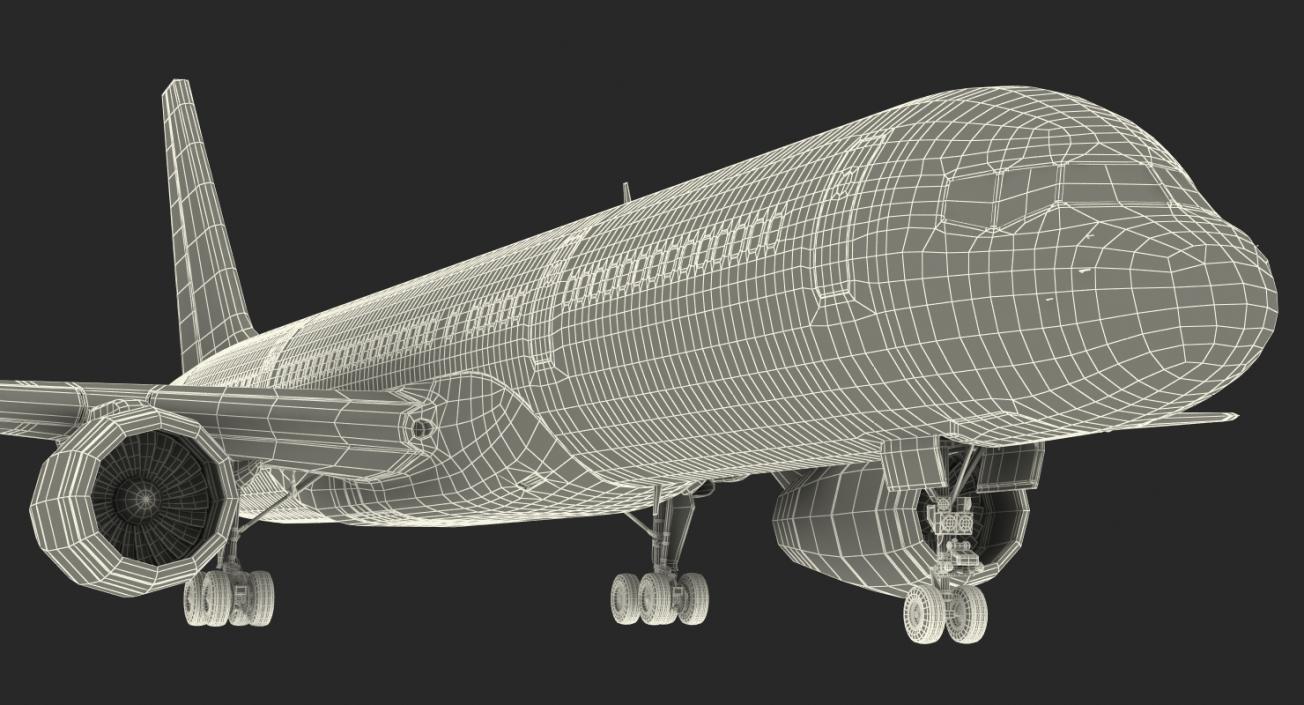 Boeing 757-200 Generic Rigged 3D model