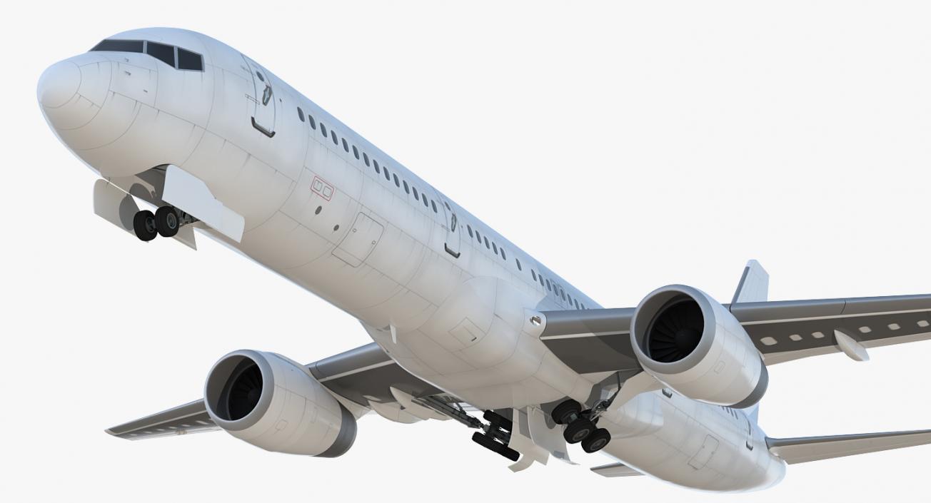 Boeing 757-200 Generic Rigged 3D model