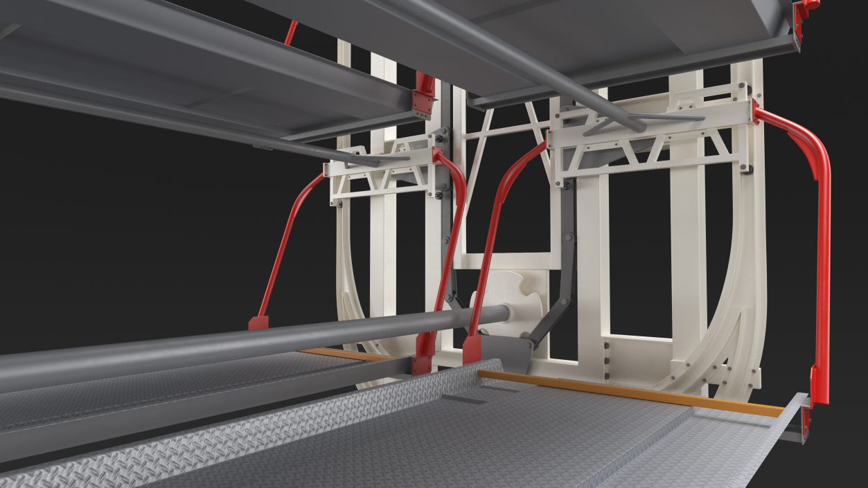 12 Place Rotary Car Parking Lift System 3D model